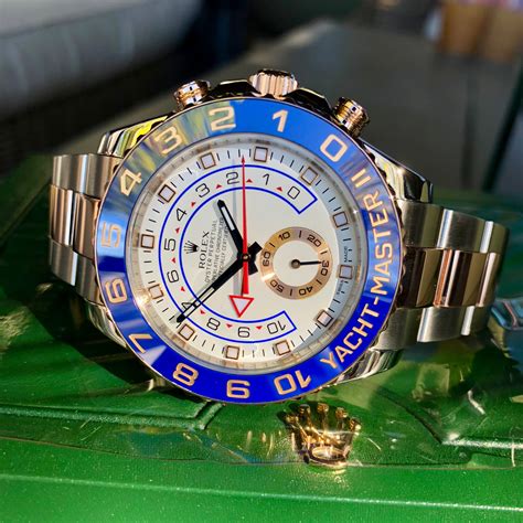 rolex yacht master 2 oro rosa 116681|rolex yachtmaster 2 tone.